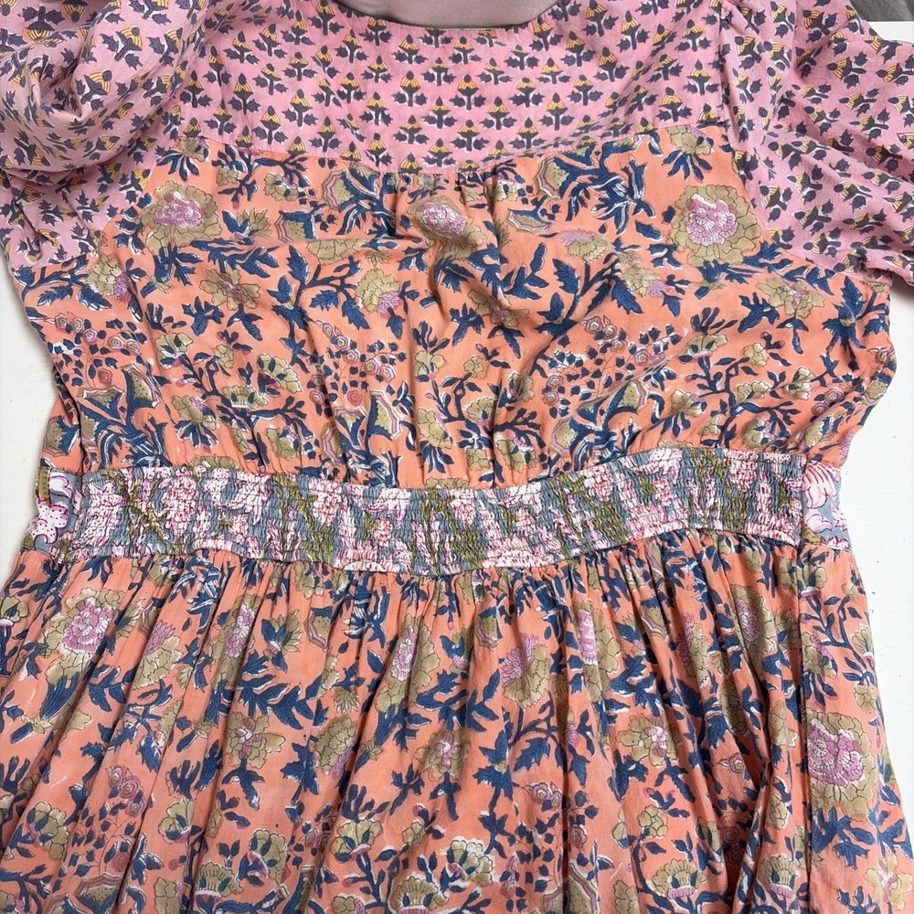 eShakti Floral Maxi Dress Women XL Black A Line Plunge V Neck Sleeveless Event - Picture 10 of 11